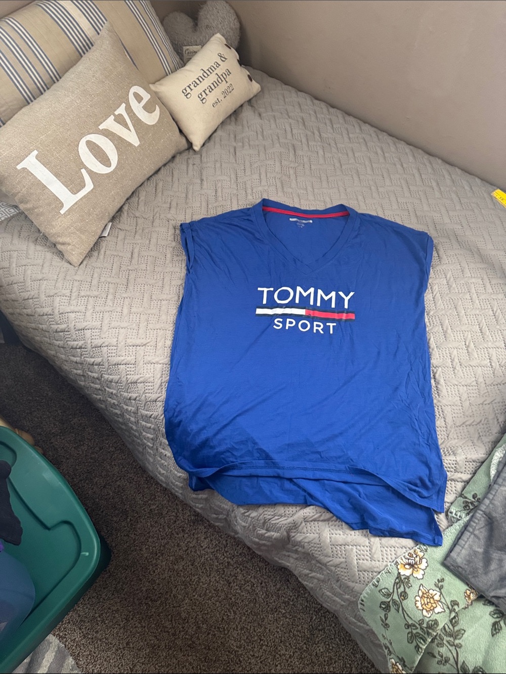 Tommy Hilfiger Blue Logo Sport Tee